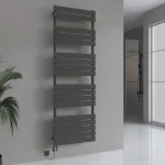 Elektrikli havlu ısıtıcıları ve banyo ısıtıcıları antrasit PULLMAN