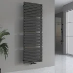 Banyo radyatörü, havlu ısıtıcı, panel radyatör, 1350 watt, FLORA antrasit