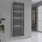 Banyo radyatörü değişimi, tadilat radyatörü, yandan bağlantı, antrasit ASTORIA