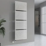 Beyaz FLORA marka elektrikli banyo radyatörleri ve havlu ısıtıcıları