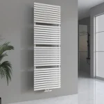 Banyo radyatörü, havlu ısıtıcı, panel radyatör, 1350 watt, FLORA beyaz